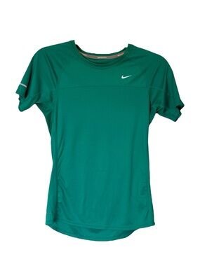 Nike Short Sleeved Shirt Women’s Size Small Turquoise Dri-Fit NikeMiler Running